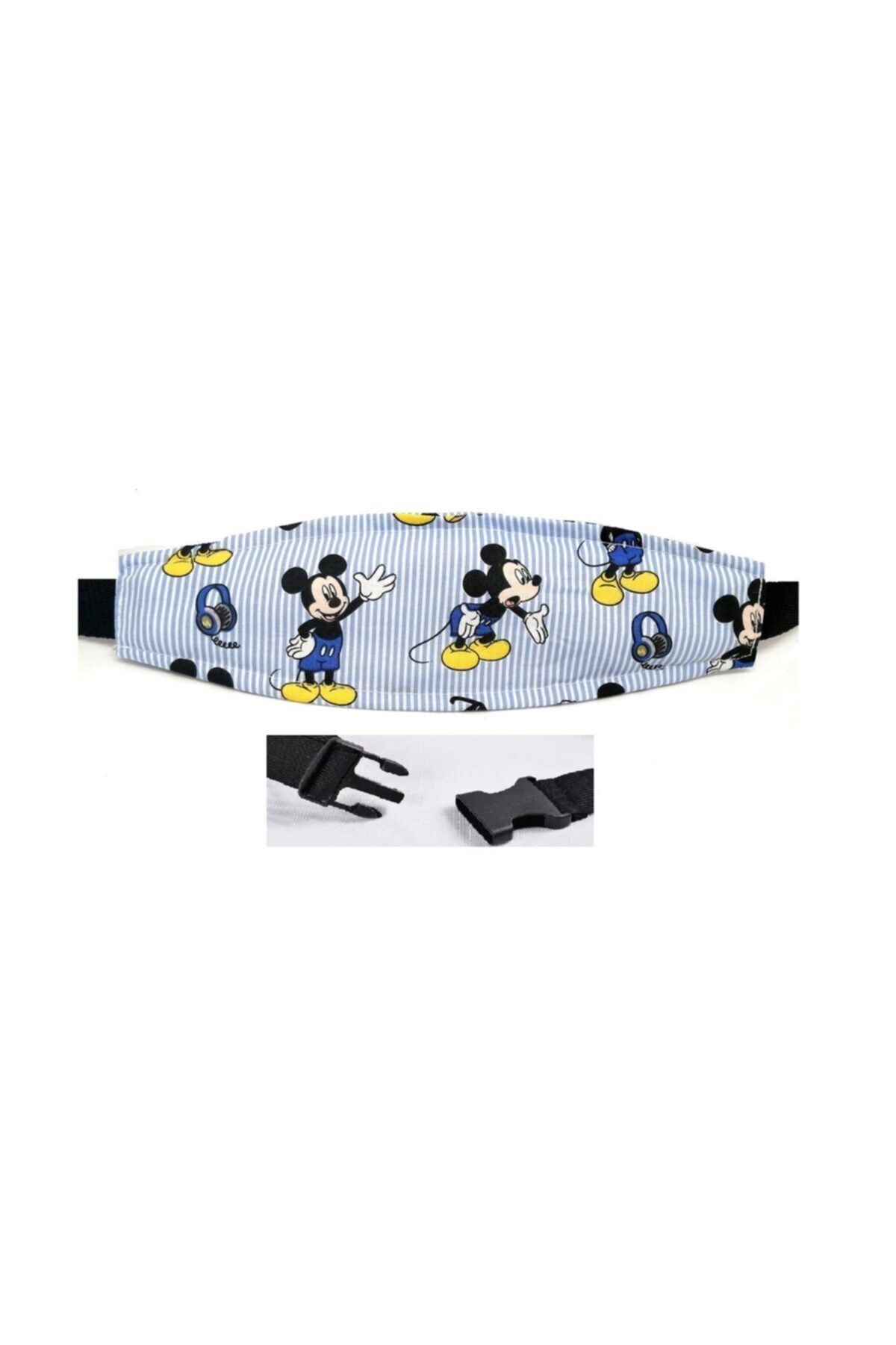 Oto Koltugu Ve Puset Için Baş Destegi %100 Pamuk Kumaştan Üretilmiş Mickey