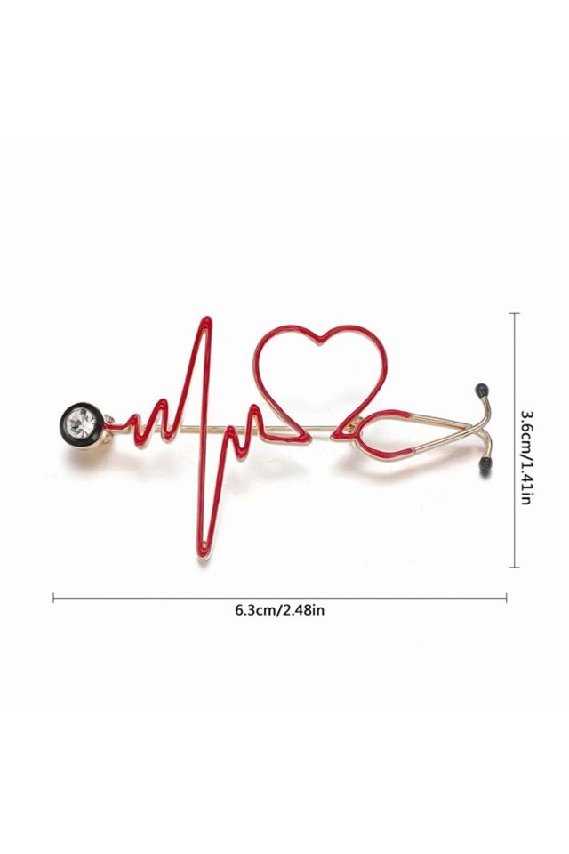 2 Li Doktor - Hemşire Aksesuar Aksesuar Broş Yaka Iğnesi