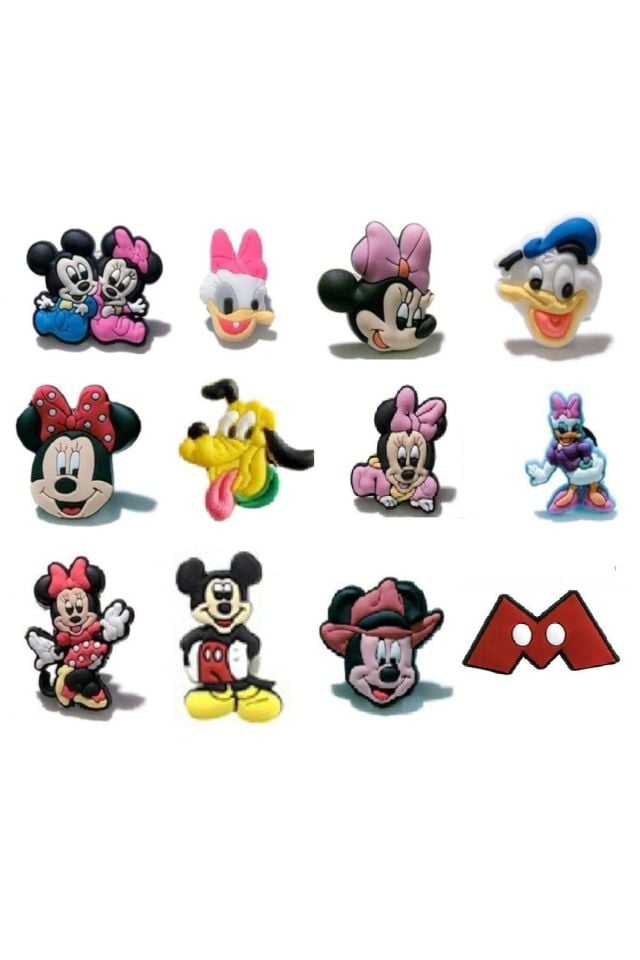 Jibbzz Terlik Süsü Disney 12'li Set