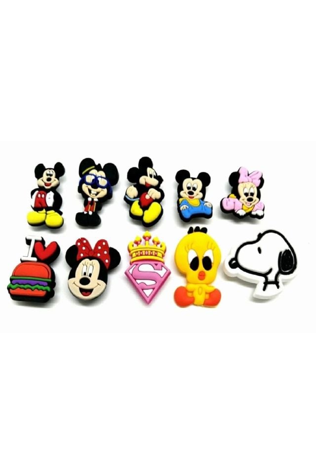 10 Adet Terlik Süsleri Mickey