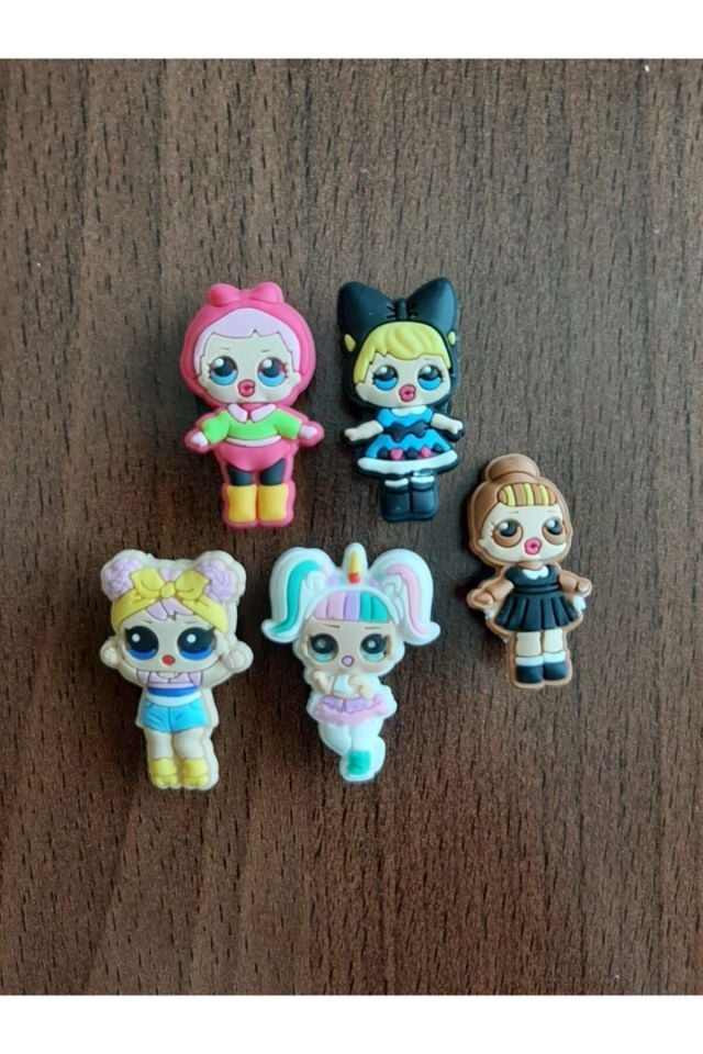 Terlik Jibbitz Süs Bebek 5'li Set