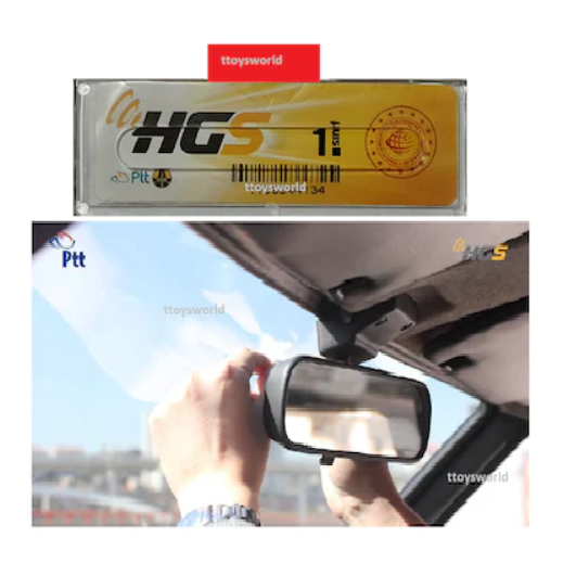HGS ETİKET KABI YENİ TİP HGS ETİKETLERİNE UYGUN SÖK-TAK TAKMATİK