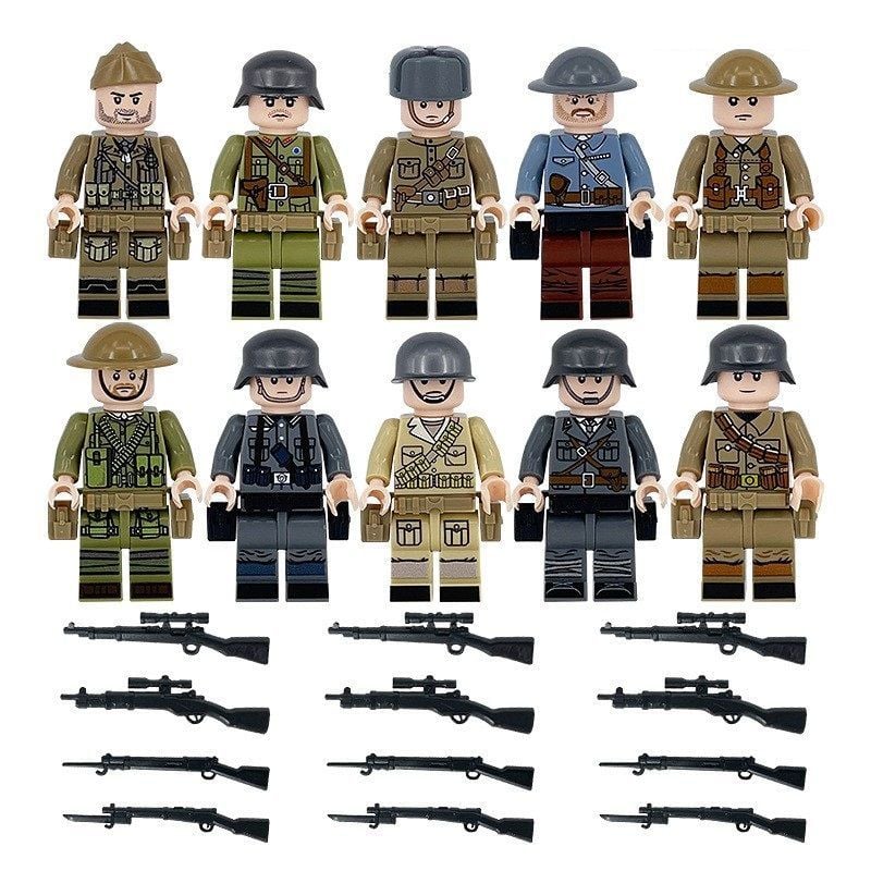 10 Adet Lego Uyumlu Swat Asker Figürleri görsel ile aynıdır.