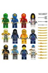 12 adet ninja go yapı taşları uyumlu