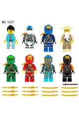 8 adet ninja go yapı taşları uyumlu