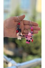 2 li Mini figür Batman anahtarlık kişiye özel isimli