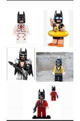 5 li Mini figür Batman Arkman