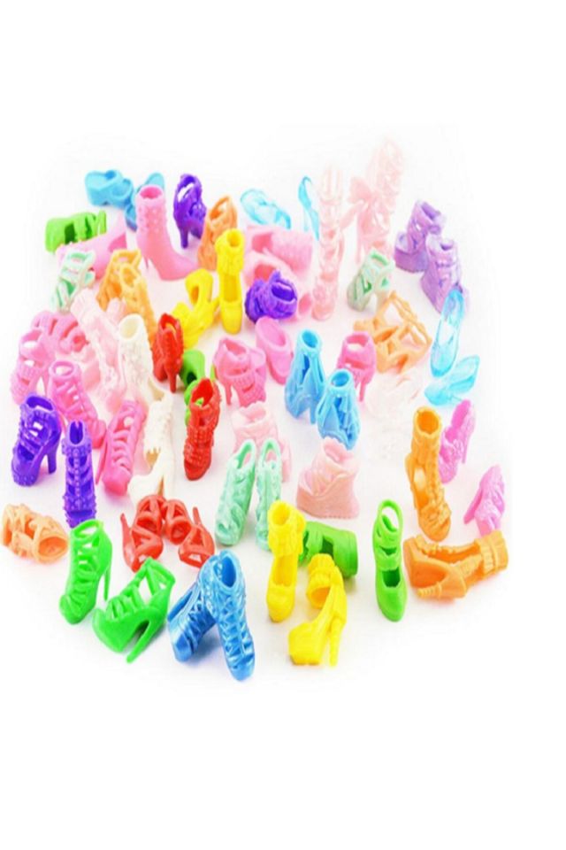 35 Parça Oyuncak Bebek Aksesuarları Frozen-barbie- Cindy Için Uyumludur. (12 Farklı Elbiseli)