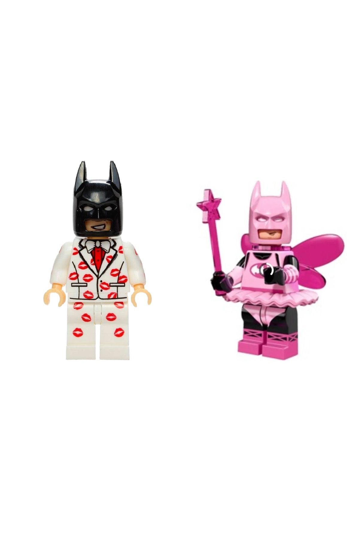 2 Lİ Mini Figür Batman LOVE Yapı Taşları