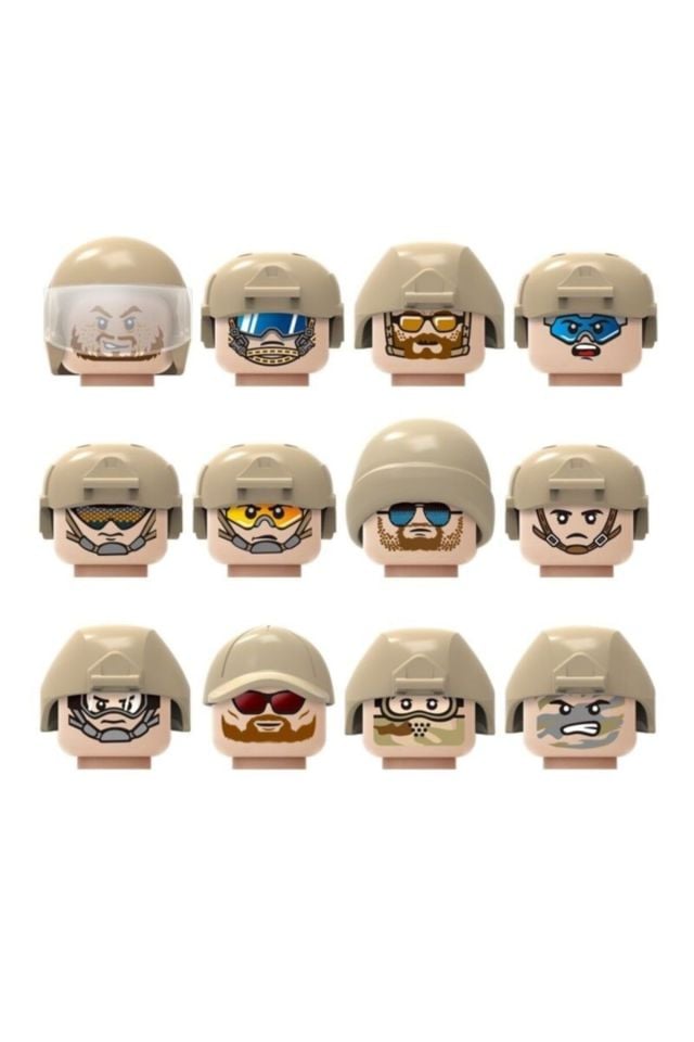 Legoedy 12 Li Lego Uyumlu Swat Asker Figürleri Görsel Ile Aynıdır.