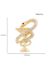 Eczacı broş  & yaka takısı eczane gold rengi