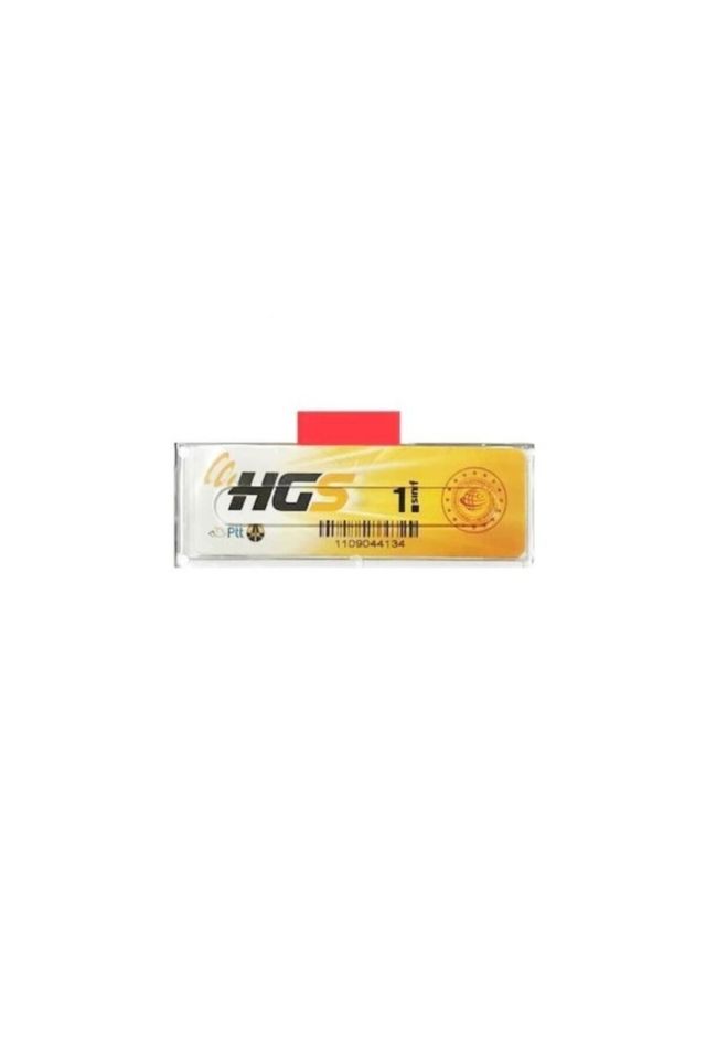Yeni Tip Hgs Etiket Kabı | 10.25 Cm X 2.6 Cm