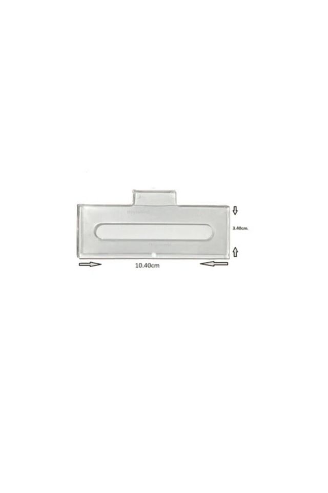 Yeni Tip Hgs Etiket Kabı | 10.25 Cm X 2.6 Cm
