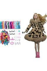 45 Parça Oyuncak Bebek Ve Aksesuarları Barbie Frozen Uyumludur Görsel Gibidir