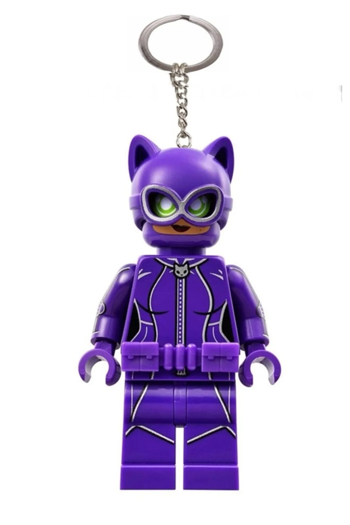 Mini figür anahtarlık yapı taşları cat women