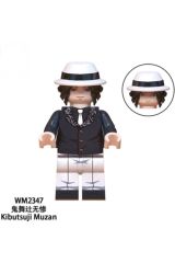 Mini Figür Anime Yapı Taşları  Kibutsuji Muzan