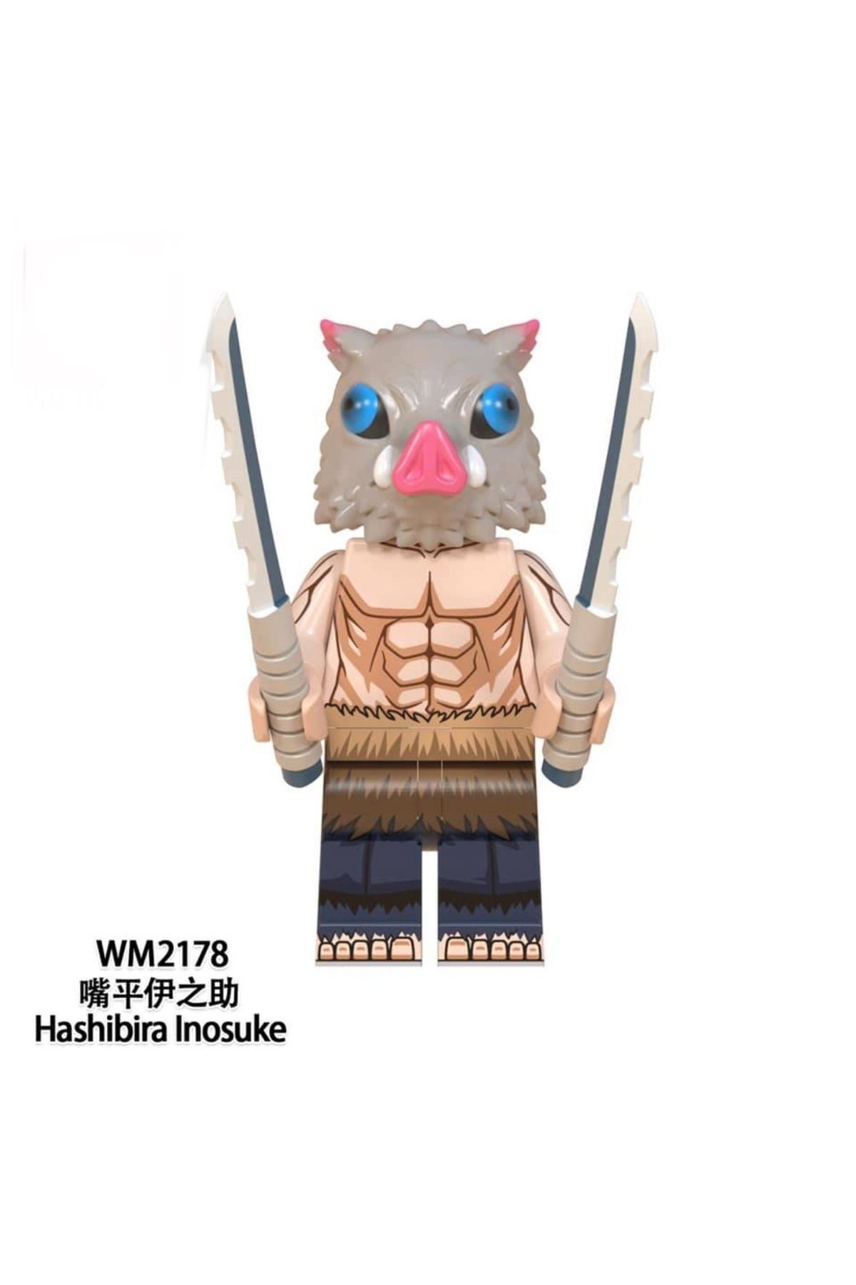 Yapı taşları mini figür Hashibira Inosuke anime serisi