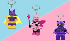 3 adet Mini fiğür anahtarlık Batman serisi okul çantası süsü