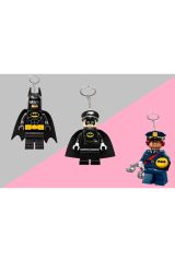 3 adet Mini fiğür anahtarlık Batman serisi okul çantası süsü