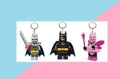 3 adet Mini fiğür anahtarlık  Batman serisi okul çantası süsü