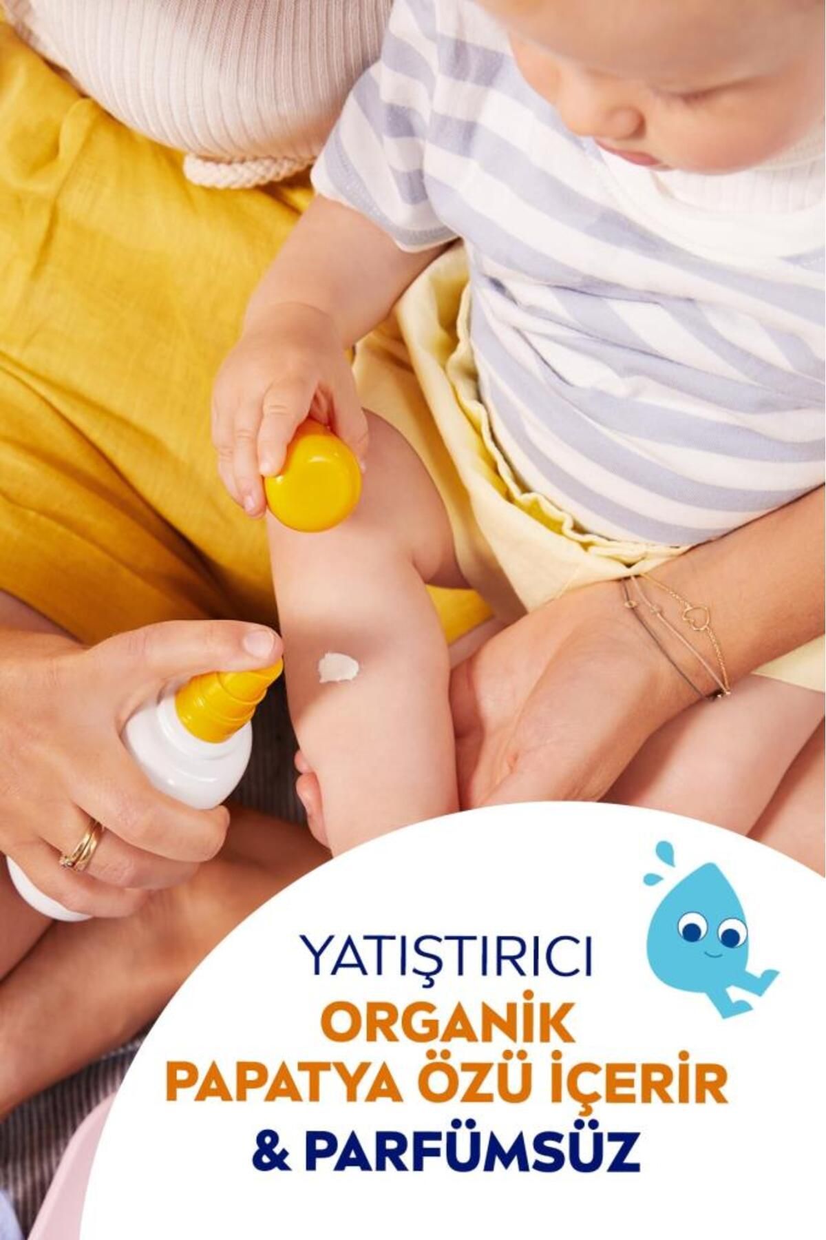 Sun Bebek Spf50 Koruma & Bakım Hassas Cilt Çocuk Güneş Kremi 200 ml Sprey,çok Yüksek Koruma