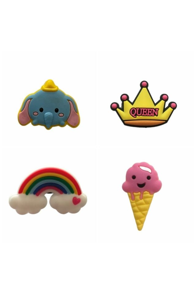 Butik Crocs Terlik Süsü Jıbbtz 4 Lü Set